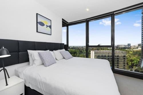 Two-Bedroom Two Bathroom Apartment with City View