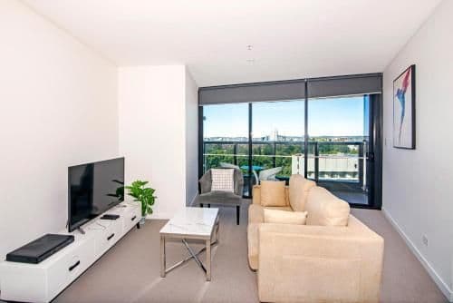 Two-Bedroom Two Bathroom Apartment with City View