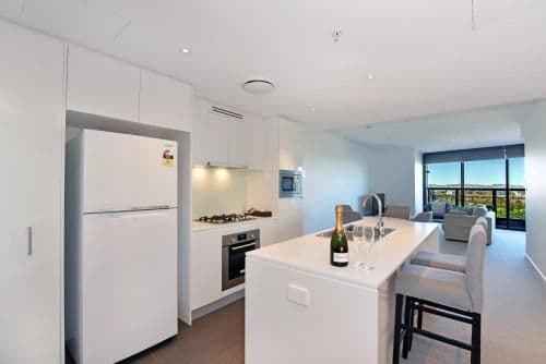 Two-Bedroom Two Bathroom Apartment with City View