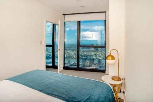 Two-Bedroom One Bathroom Sky High Apartment (4 Guests)