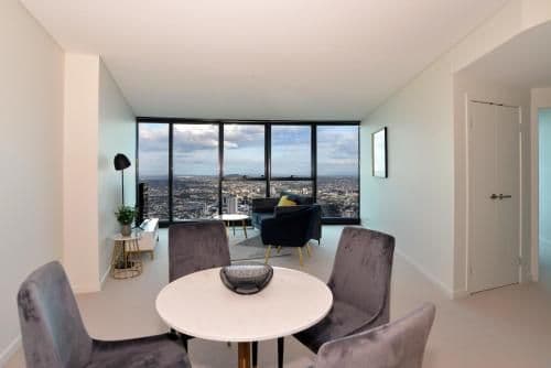 Two-Bedroom Two Bathroom Sky High Apartment (4 Guests)