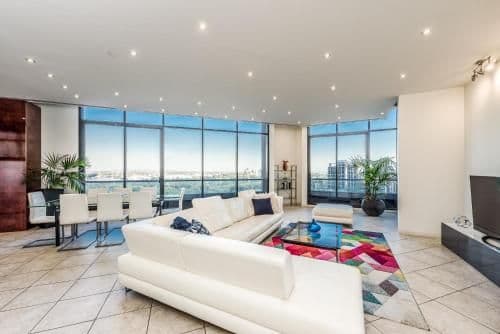 Three-Bedroom Two-Bathroom Penthouse Apartment