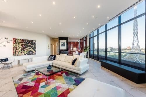 Three-Bedroom Two-Bathroom Penthouse Apartment