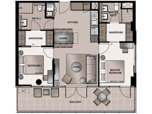 Two-Bedroom Suite - Lyndhurst