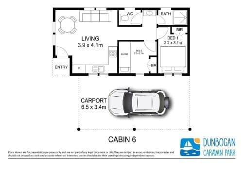 Two-Bedroom Cabin - No pets