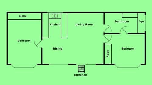 Two-Bedroom House