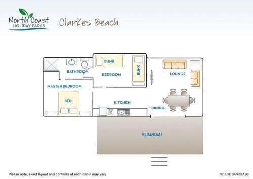 Deluxe Two-Bedroom Cabin (6 Guests)