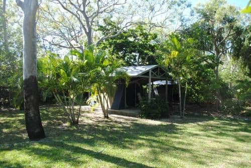 Double Tent with Shared Bathroom 