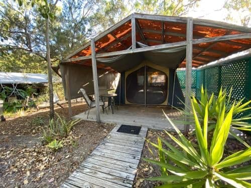 Double Tent with Shared Bathroom 
