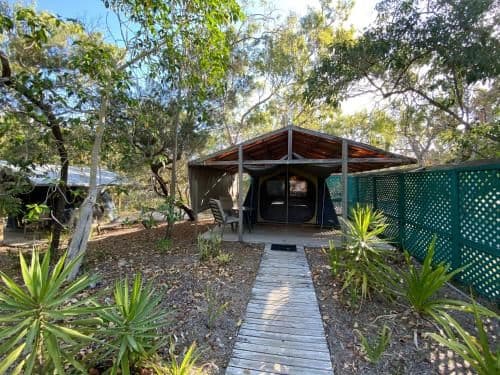 Double Tent with Shared Bathroom 