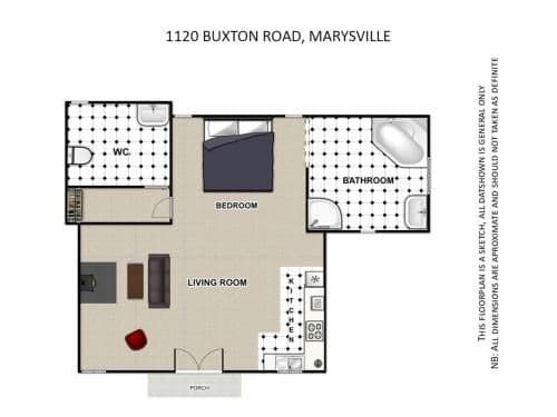 One-Bedroom Cottage - Mistletoe (Adult Only)