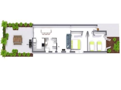 Two-Bedroom Holiday Home