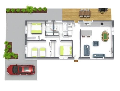 Three-Bedroom Villa C
