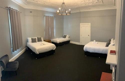 Family Room with Shared Bathroom
