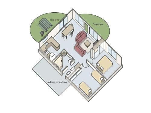 Sugarloaf Cottage - 2 Bedroom Premium