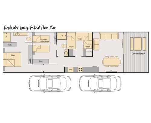 Designer Freshwater Three-Bedroom Villa 