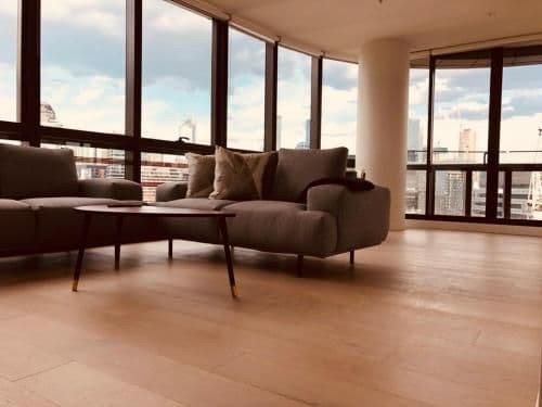 Deluxe Two-Bedroom Two Bathroom Apartment with City View