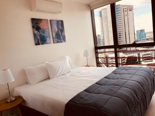Deluxe Two-Bedroom Two Bathroom Apartment with City View
