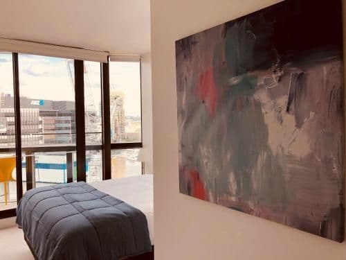Deluxe Two-Bedroom Two Bathroom Apartment with City View