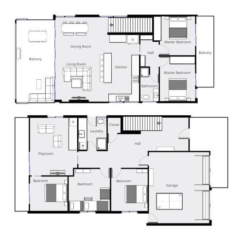 Five-Bedroom Apartment