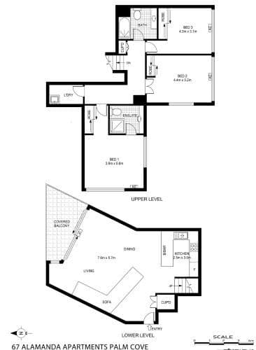 Three-Bedroom Apartment