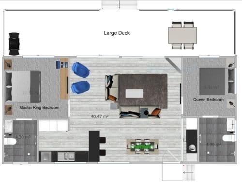 Two-Bedroom House