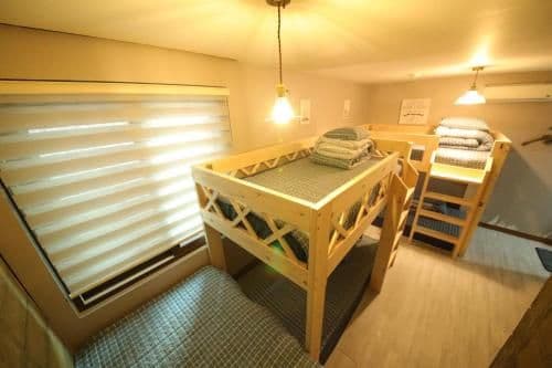 Bed in Male Dormitory Room