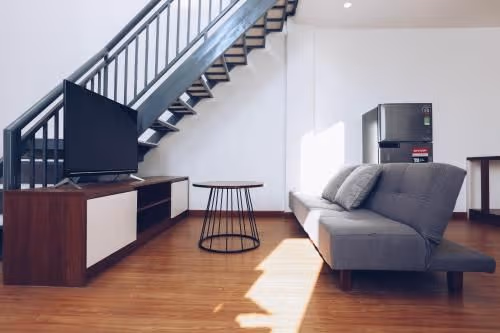 Penthouse Apartment with Balcony