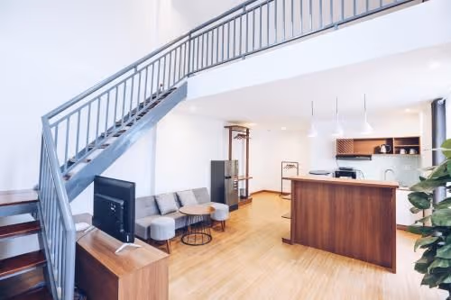 Penthouse Apartment with Balcony