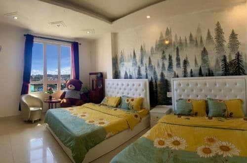 Quadruple Room with Mountain View
