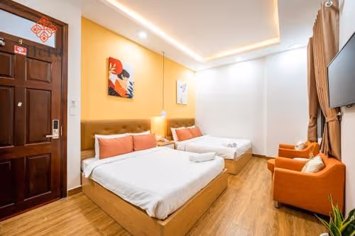 Deluxe Double Room with Two Double Beds