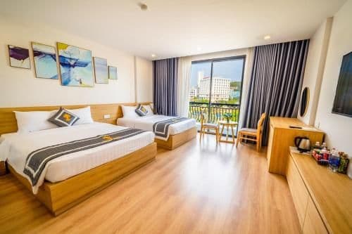 Quadruple Room with Sea View