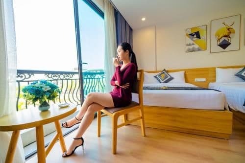 Quadruple Room with Sea View