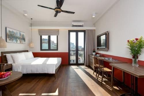 Studio with Balcony