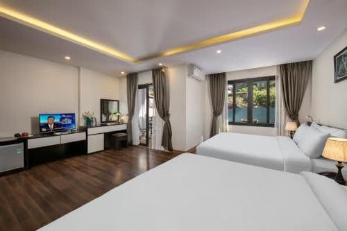 Family Room with City View