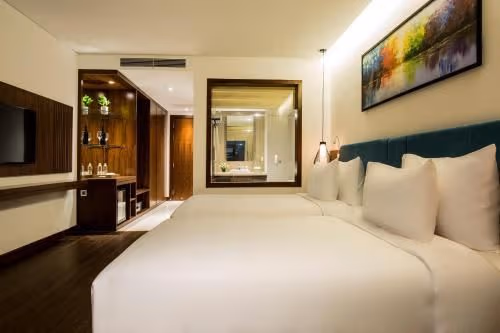 Premier Twin Room with Ocean Front