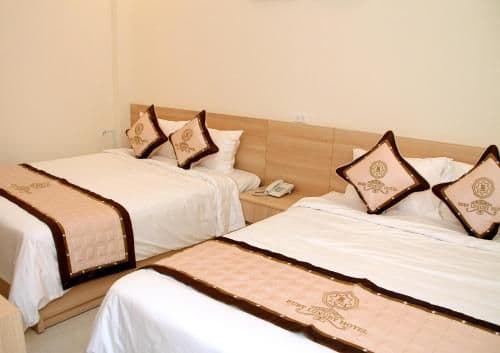 Double Room with Two Double Beds and Private Bathroom
