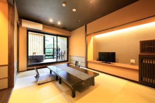 Japanese-Style Room with Open-Air Bath