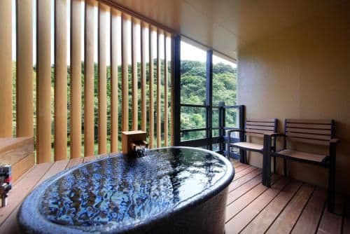 Japanese-Style Room with Open-Air Bath