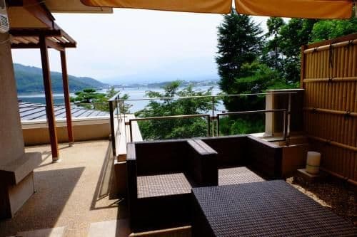 Japanese-Style Room with Open-Air Bath