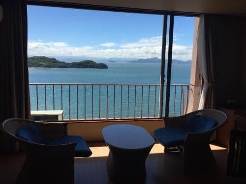 Japanese-Style Room with Shared Bathroom and Sea View
