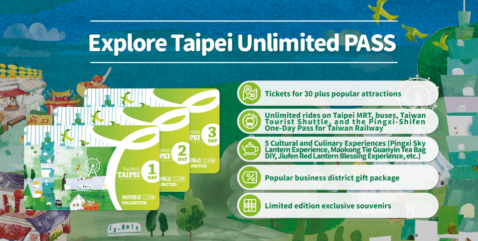 Taipei Fun Pass | Unlimited Travel 1-3 Day Pass - Taoyuan Airport Pickup & City Pickup