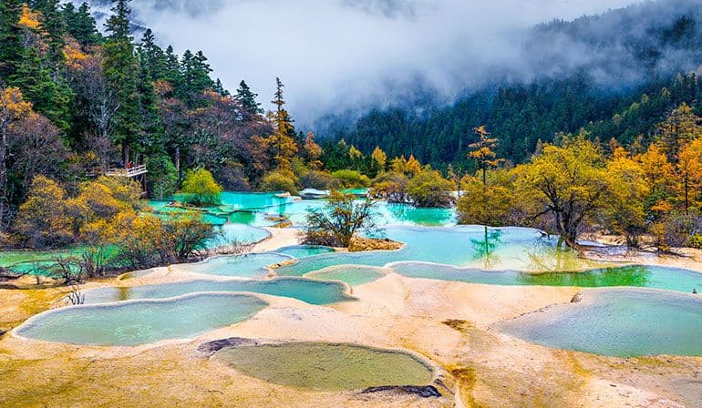 China Chengdu Huanglong Jiuzhaigou Autumn 6Days 4Nights GOCN 8758