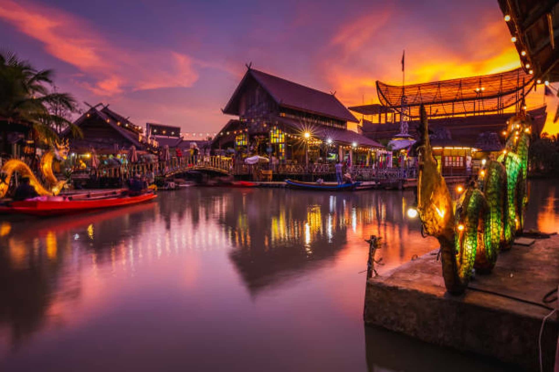 Pattaya Floating Market Ticket for Foreigner4