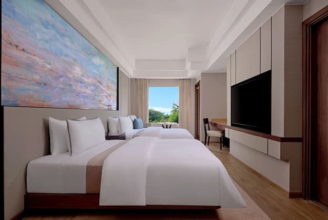 Premium Room, 2 Double Beds, Balcony
