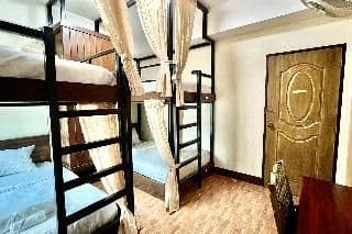 Bed in dormitory BUNK BED