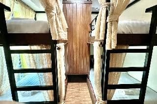Bed in dormitory BUNK BED
