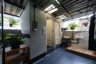 Bed in dormitory BUNK BED WITH SHARED BATHROOM