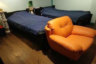 Bed in dormitory BUNK BED