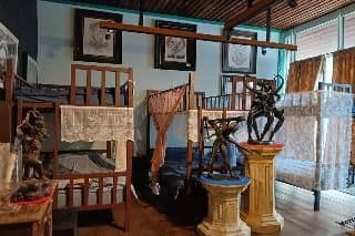 Bed in dormitory BUNK BED